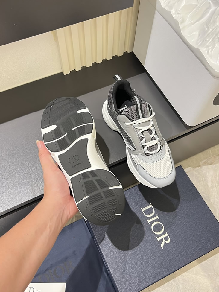 ディオール スニーカー B25 ローカット グレー shoes428 - 画像 (7)