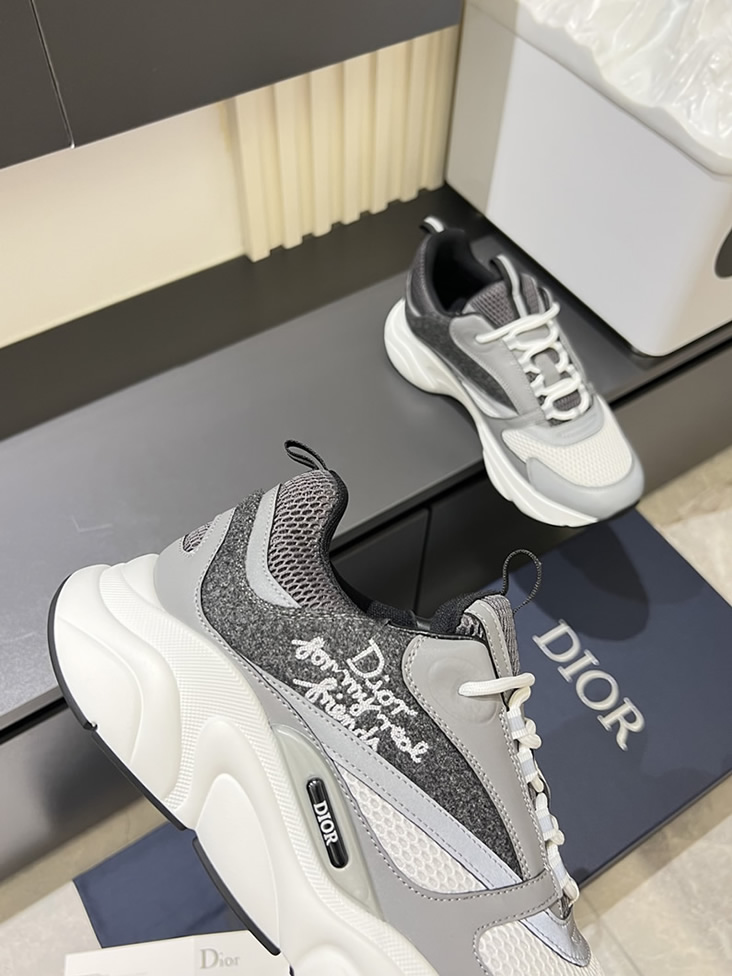 ディオール スニーカー B25 ローカット グレー shoes428 - 画像 (8)