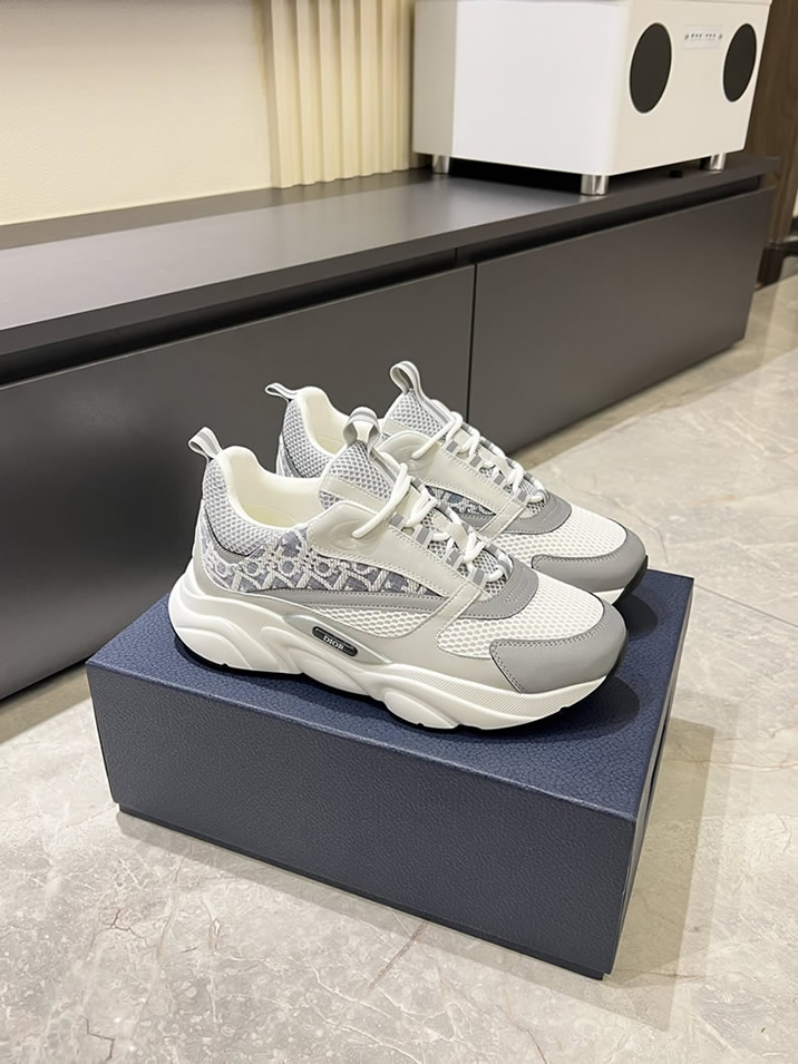 ディオール スニーカー B25 ローカット グレー shoes429 - 画像 (3)