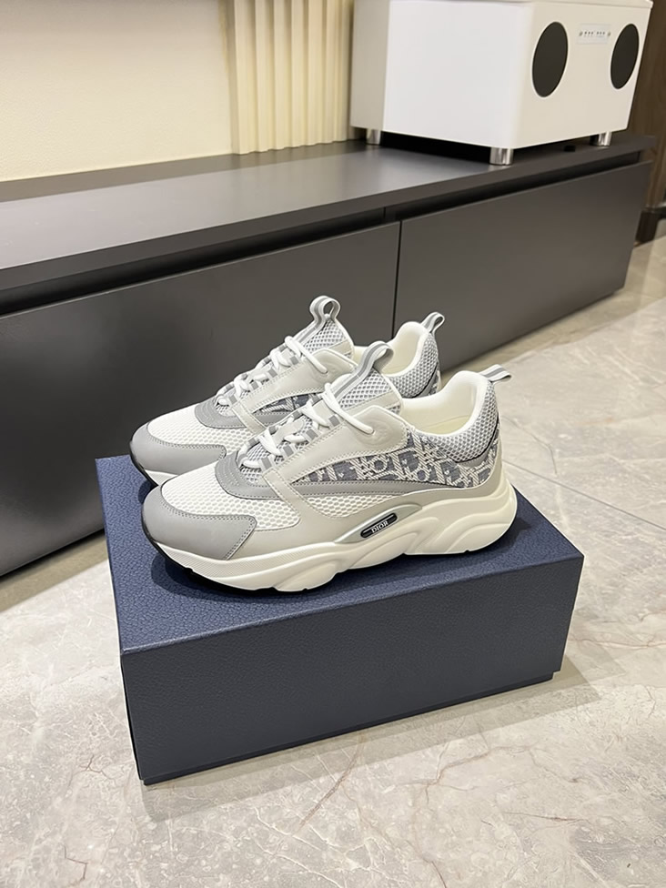 ディオール スニーカー B25 ローカット グレー shoes429