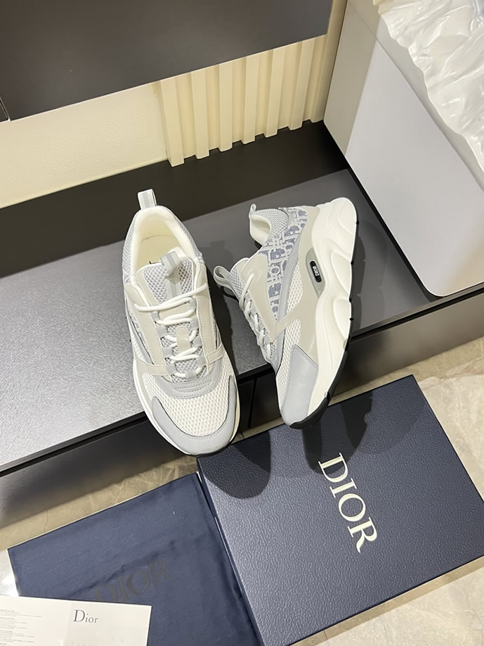ディオール スニーカー B25 ローカット グレー shoes429 - 画像 (4)