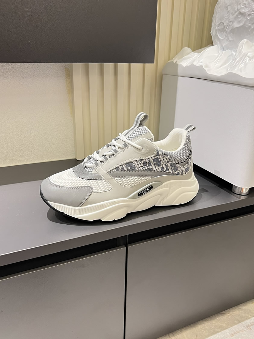 ディオール スニーカー B25 ローカット グレー shoes429 - 画像 (5)