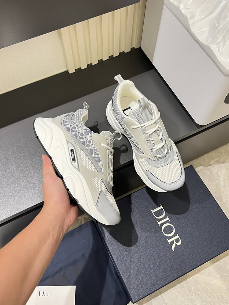 ディオール スニーカー B25 ローカット グレー shoes429 - 画像 (6)