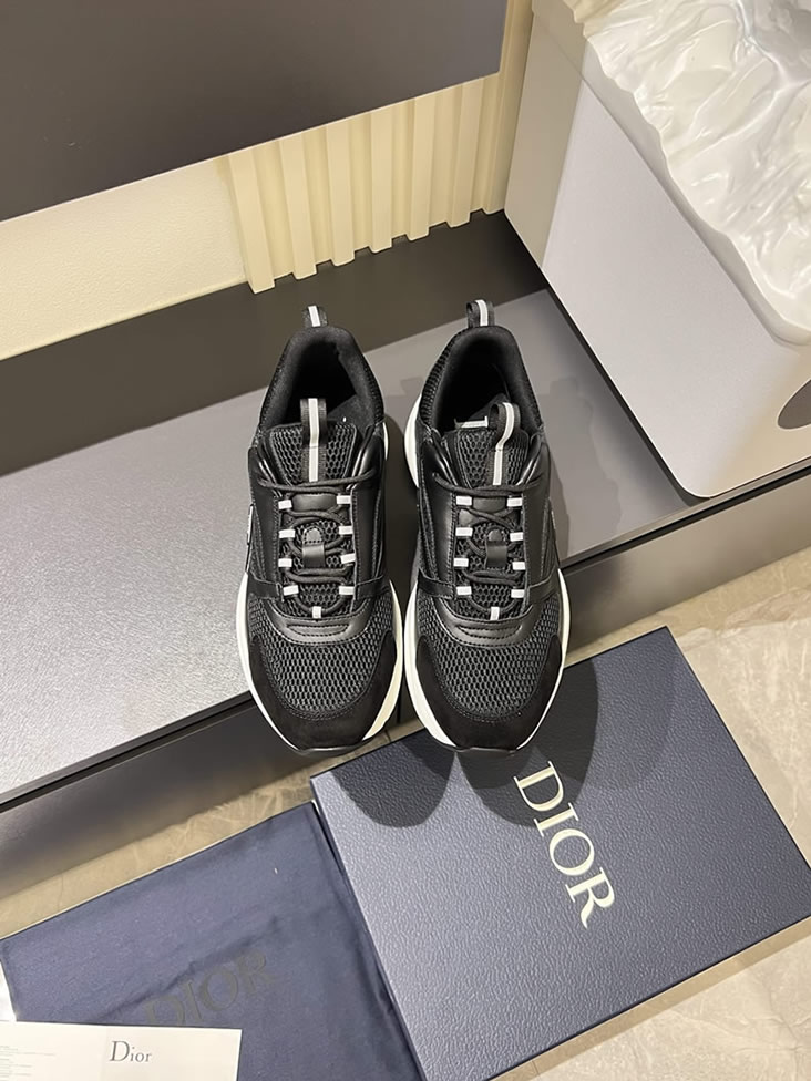 ディオール スニーカー B25 ローカット ブラック shoes433 - 画像 (2)