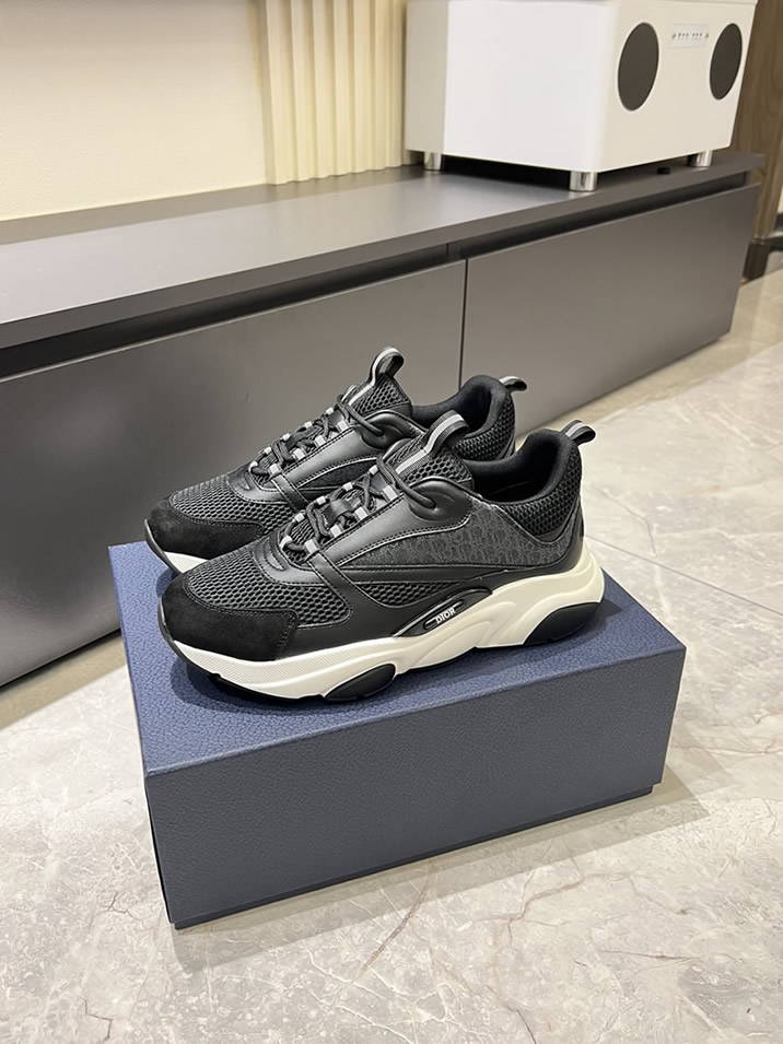 ディオール スニーカー B25 ローカット ブラック shoes433