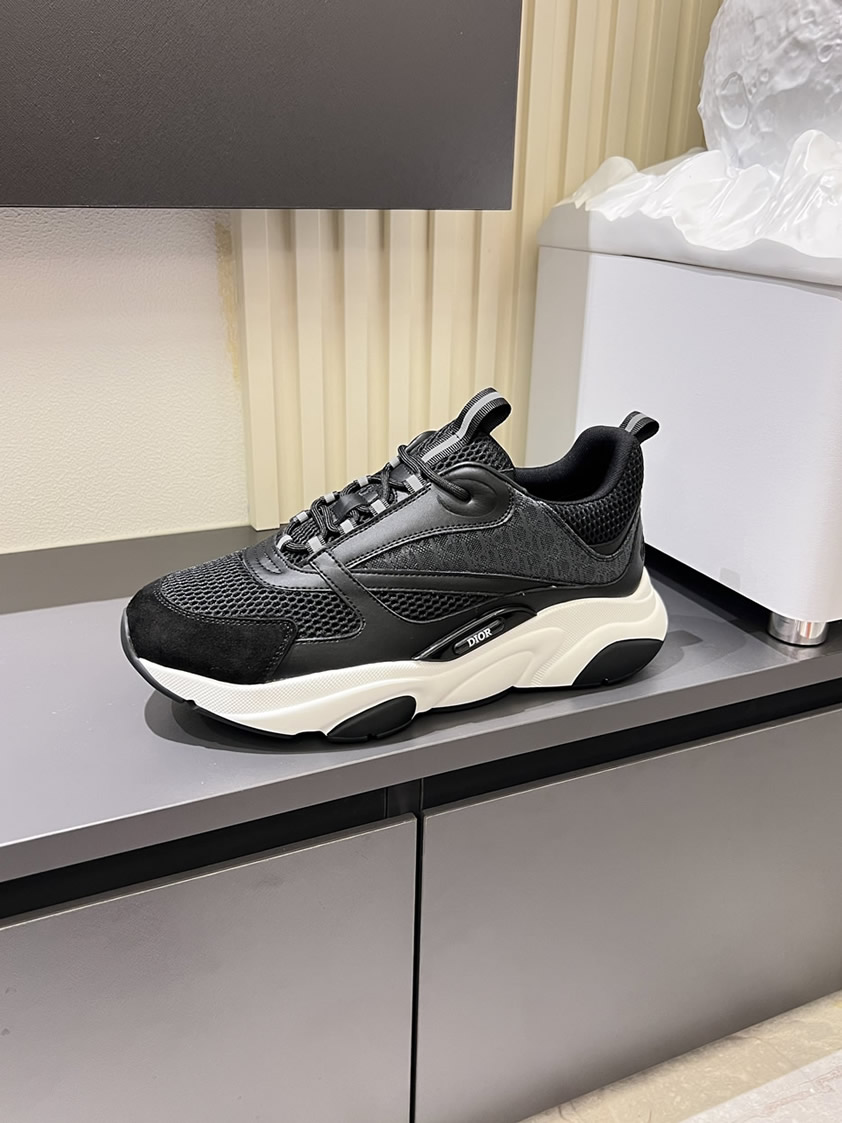 ディオール スニーカー B25 ローカット ブラック shoes433 - 画像 (5)