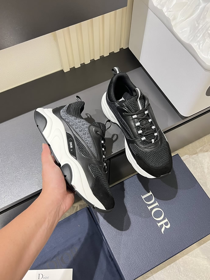 ディオール スニーカー B25 ローカット ブラック shoes433 - 画像 (6)