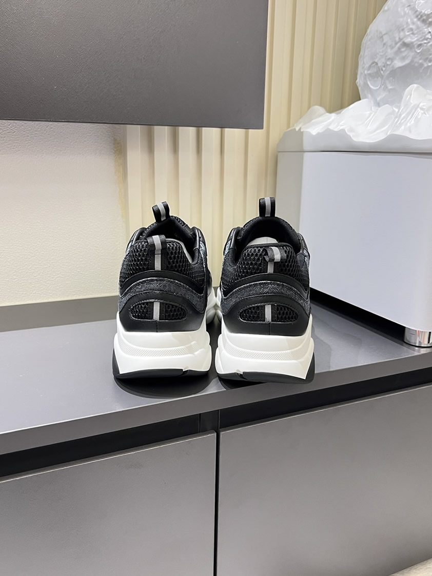 ディオール スニーカー B25 ローカット ブラック shoes433 - 画像 (9)