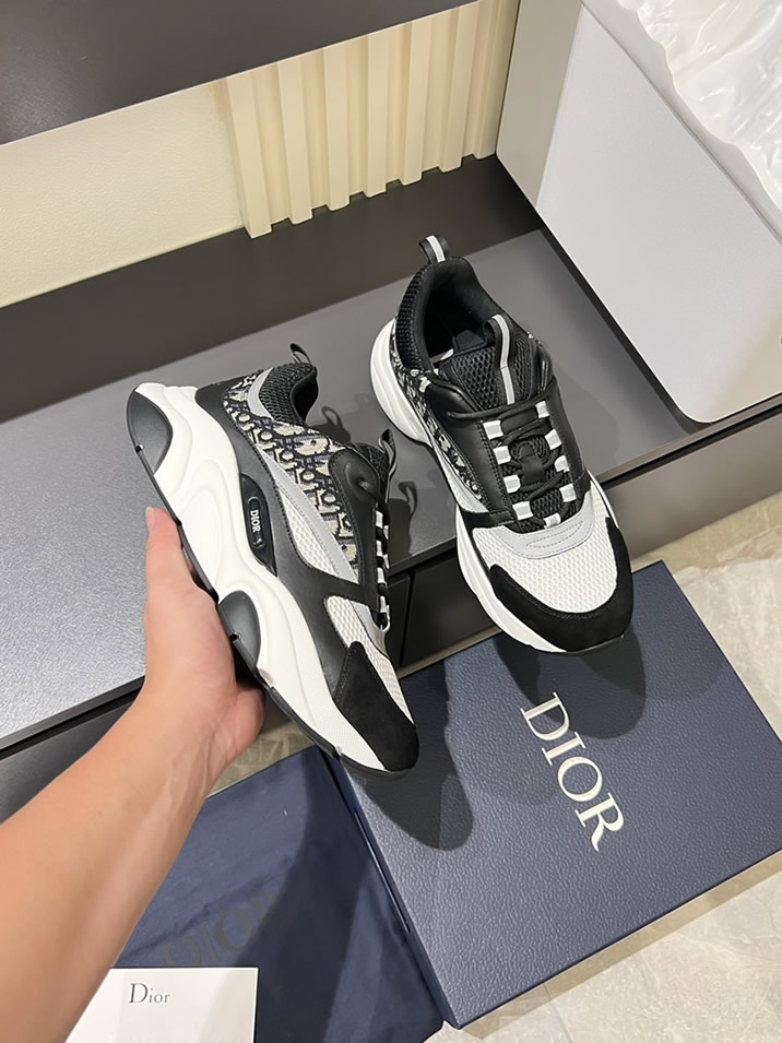 ディオール スニーカー B25 ローカット ブラック shoes434 - 画像 (5)