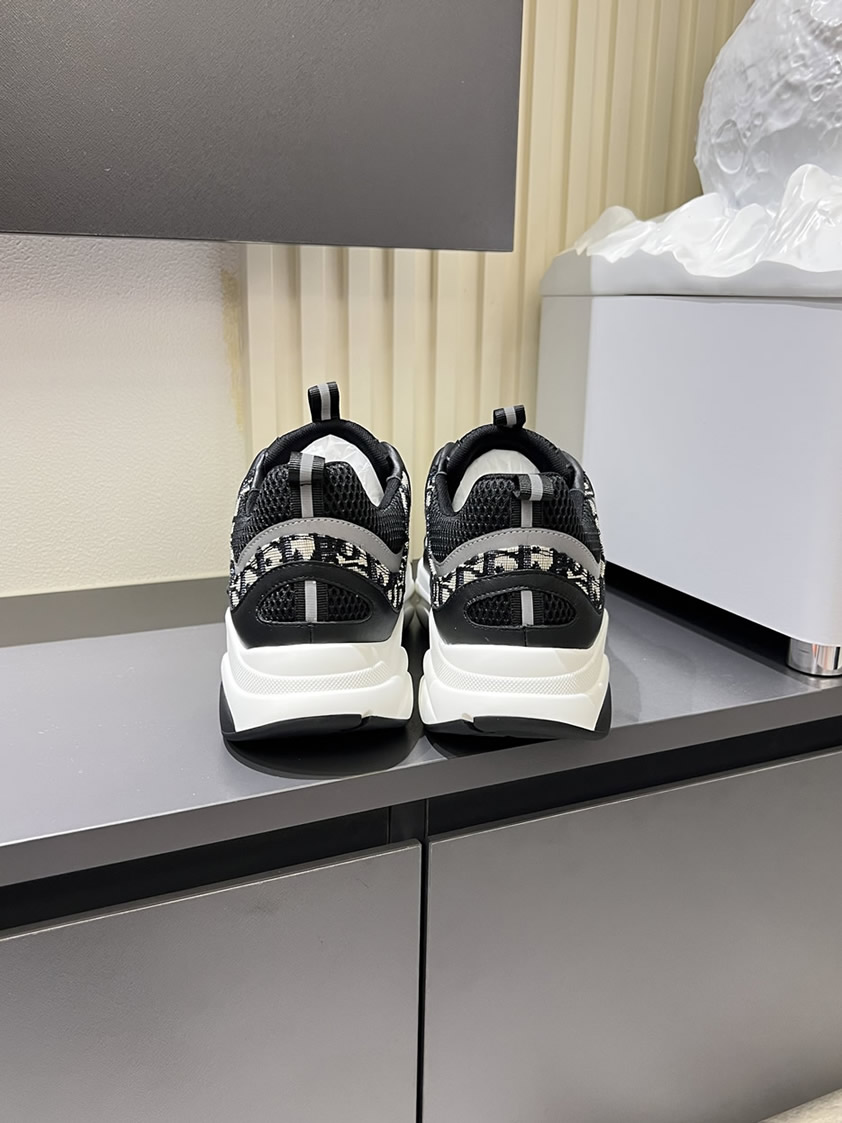 ディオール スニーカー B25 ローカット ブラック shoes434 - 画像 (8)