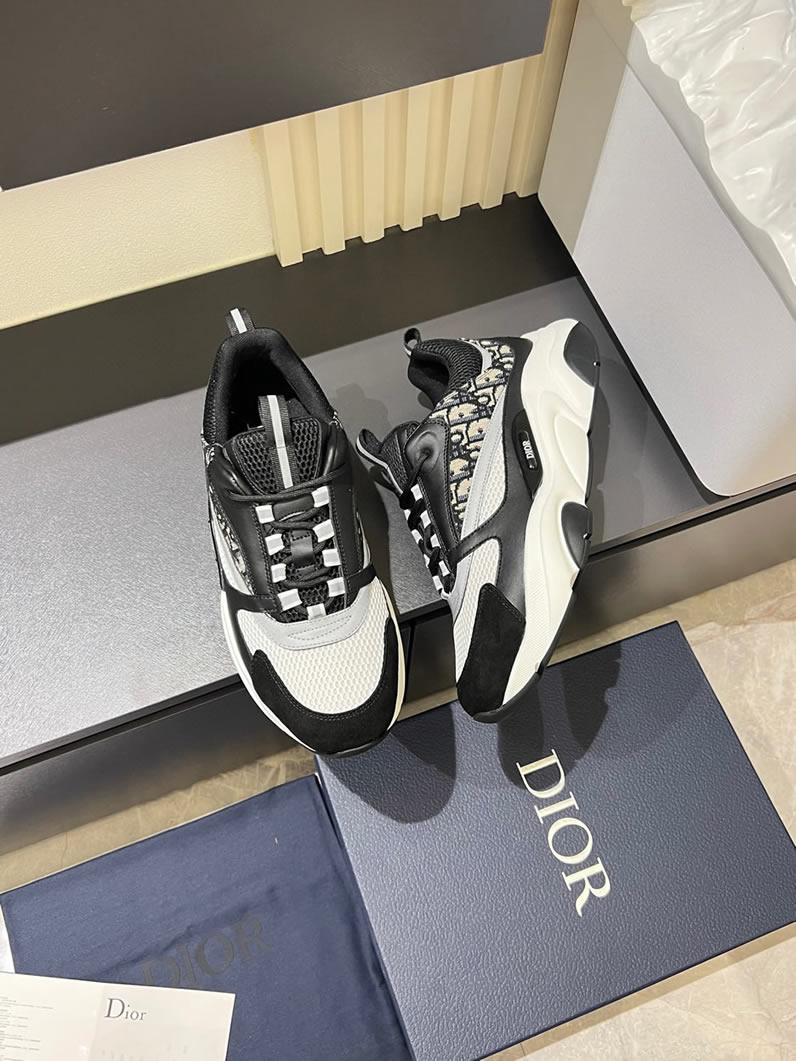 ディオール スニーカー B25 ローカット ブラック shoes434 - 画像 (9)