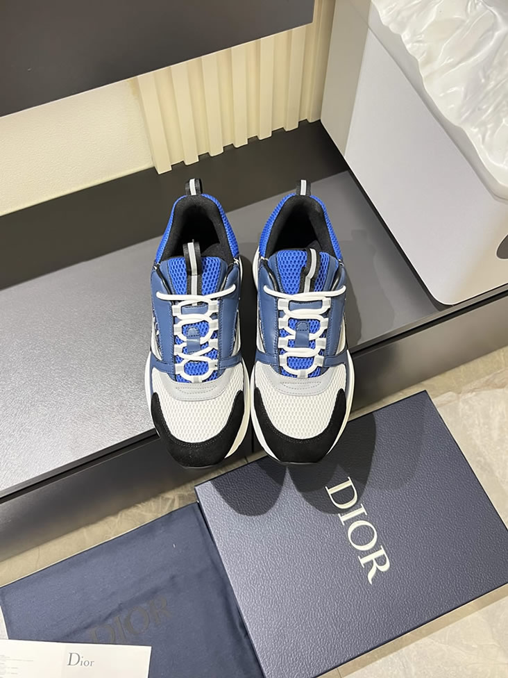 ディオール スニーカー B25 ローカット ブルー shoes435 - 画像 (2)