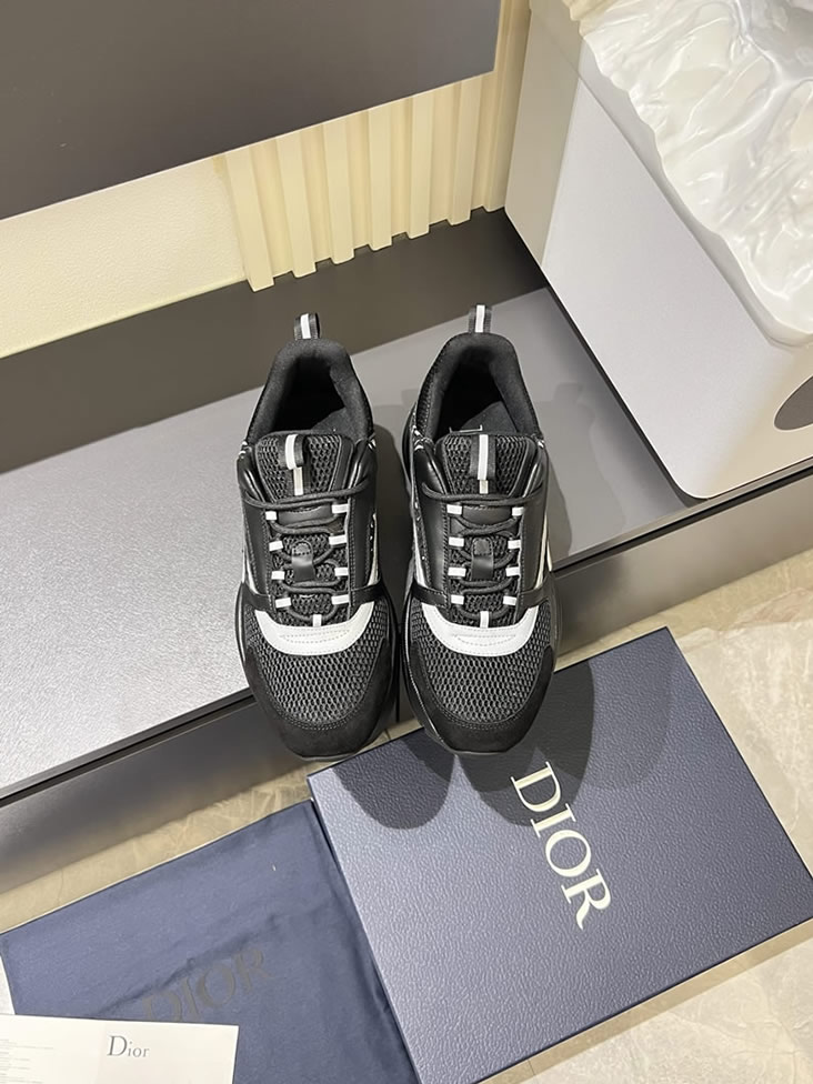 ディオール スニーカー B25 ローカット ブラック shoes436 - 画像 (2)