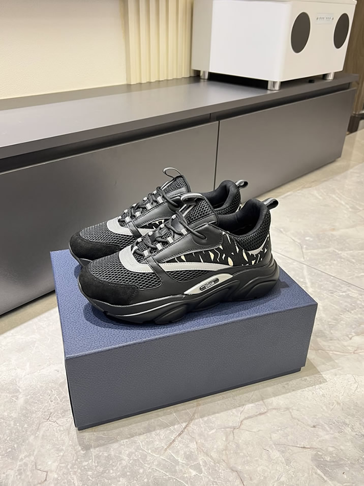 ディオール スニーカー B25 ローカット ブラック shoes436