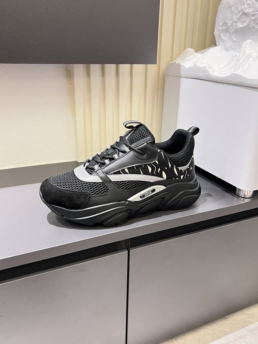ディオール スニーカー B25 ローカット ブラック shoes436 - 画像 (5)