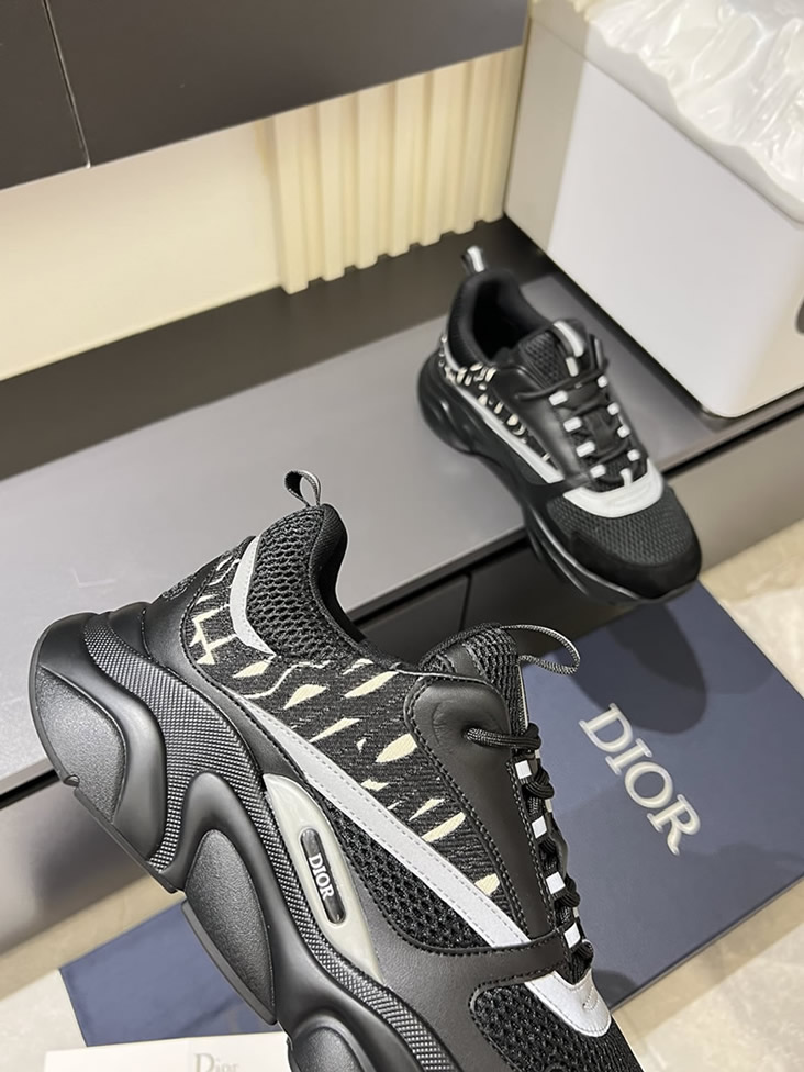 ディオール スニーカー B25 ローカット ブラック shoes436 - 画像 (8)