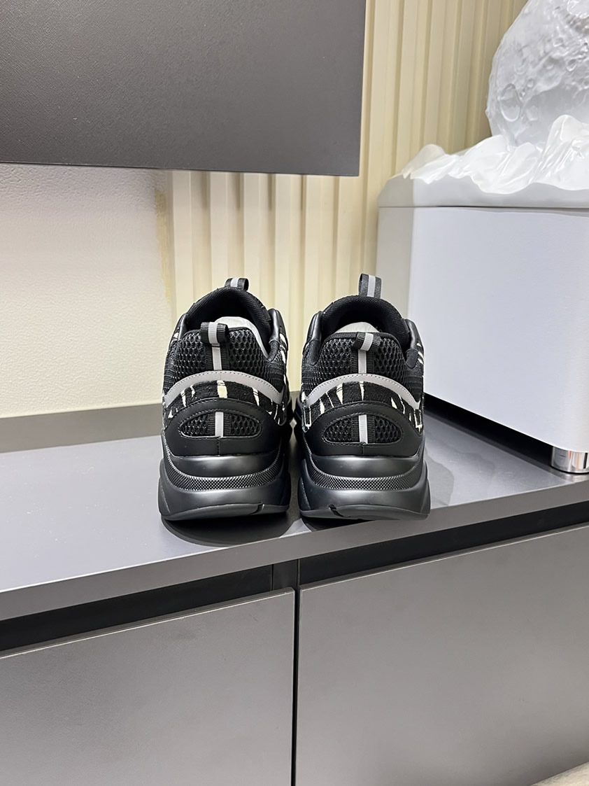 ディオール スニーカー B25 ローカット ブラック shoes436 - 画像 (9)
