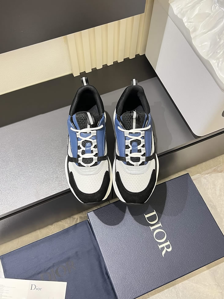 ディオール スニーカー B25 ローカット ブルー shoes437 - 画像 (2)