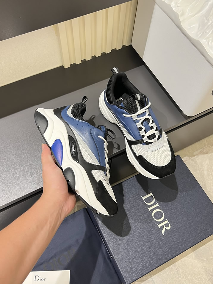 ディオール スニーカー B25 ローカット ブルー shoes437 - 画像 (6)