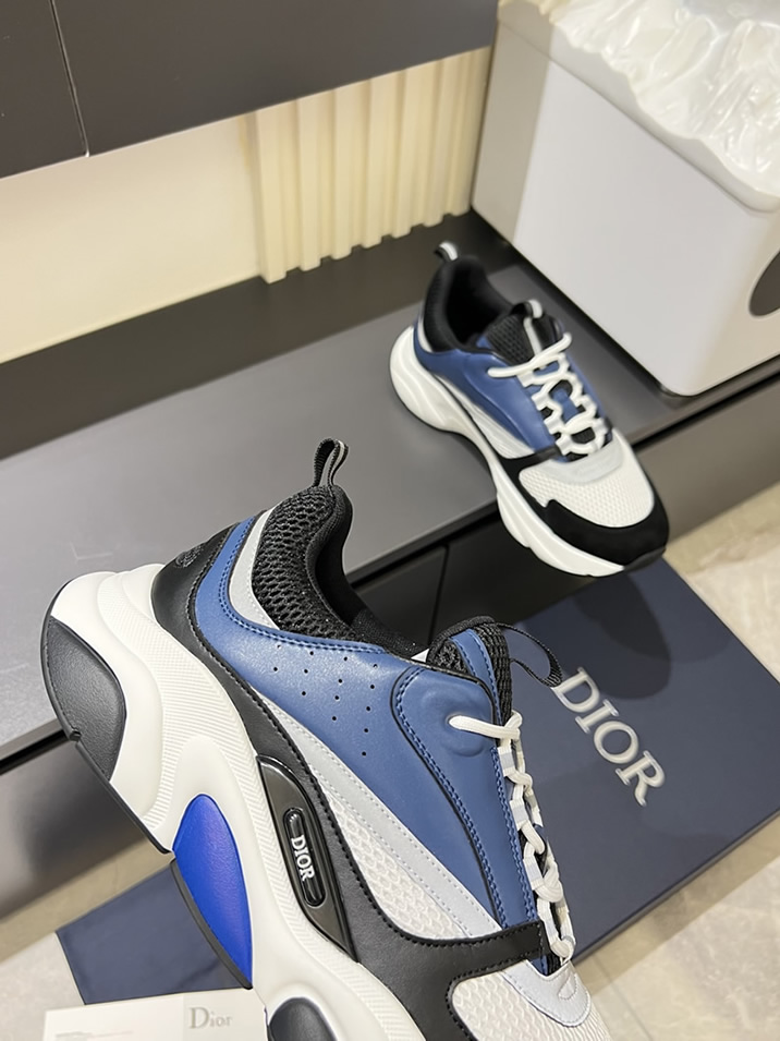 ディオール スニーカー B25 ローカット ブルー shoes437 - 画像 (8)