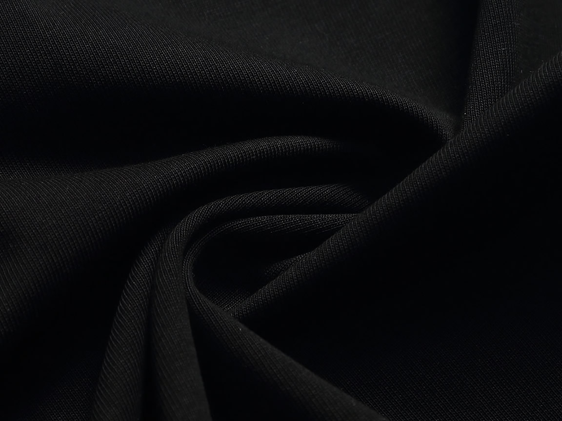 ルイ・ヴィトン Tシャツ ロゴ刺繍 クルーネック ブラック FS343 - 画像 (7)