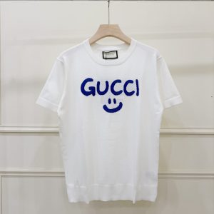 グッチ Tシャツ スマイル サマーニット ホワイト FS344