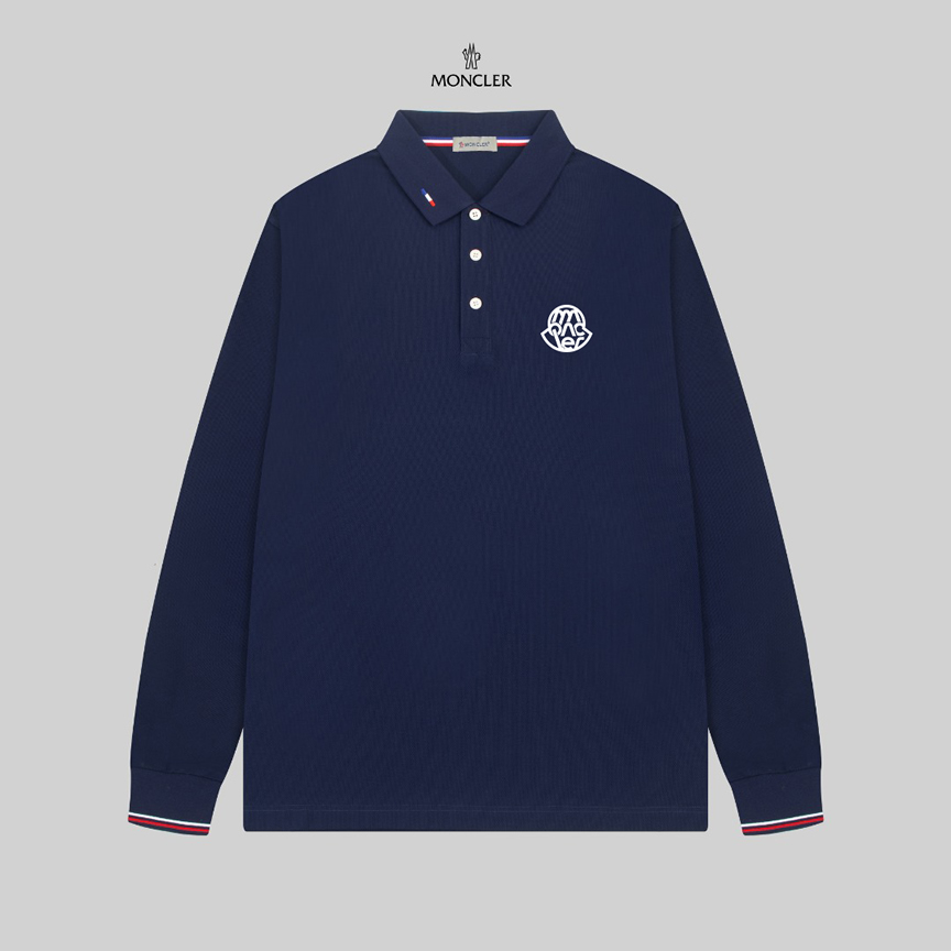 モンクレール POLOシャツ コラボロゴ ネイビー FS375