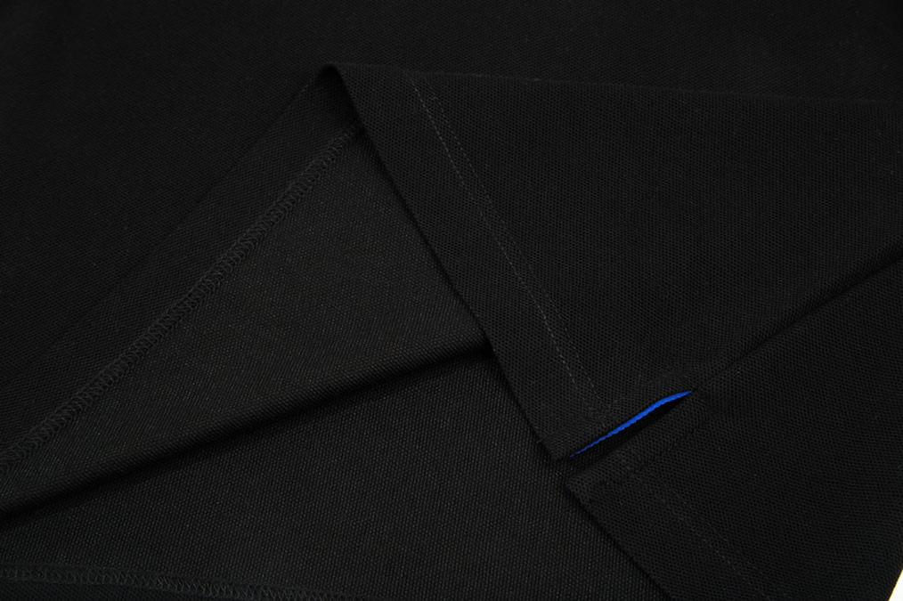 モンクレール POLOシャツ Mロゴ刺繍 ブラック FS378 - 画像 (5)