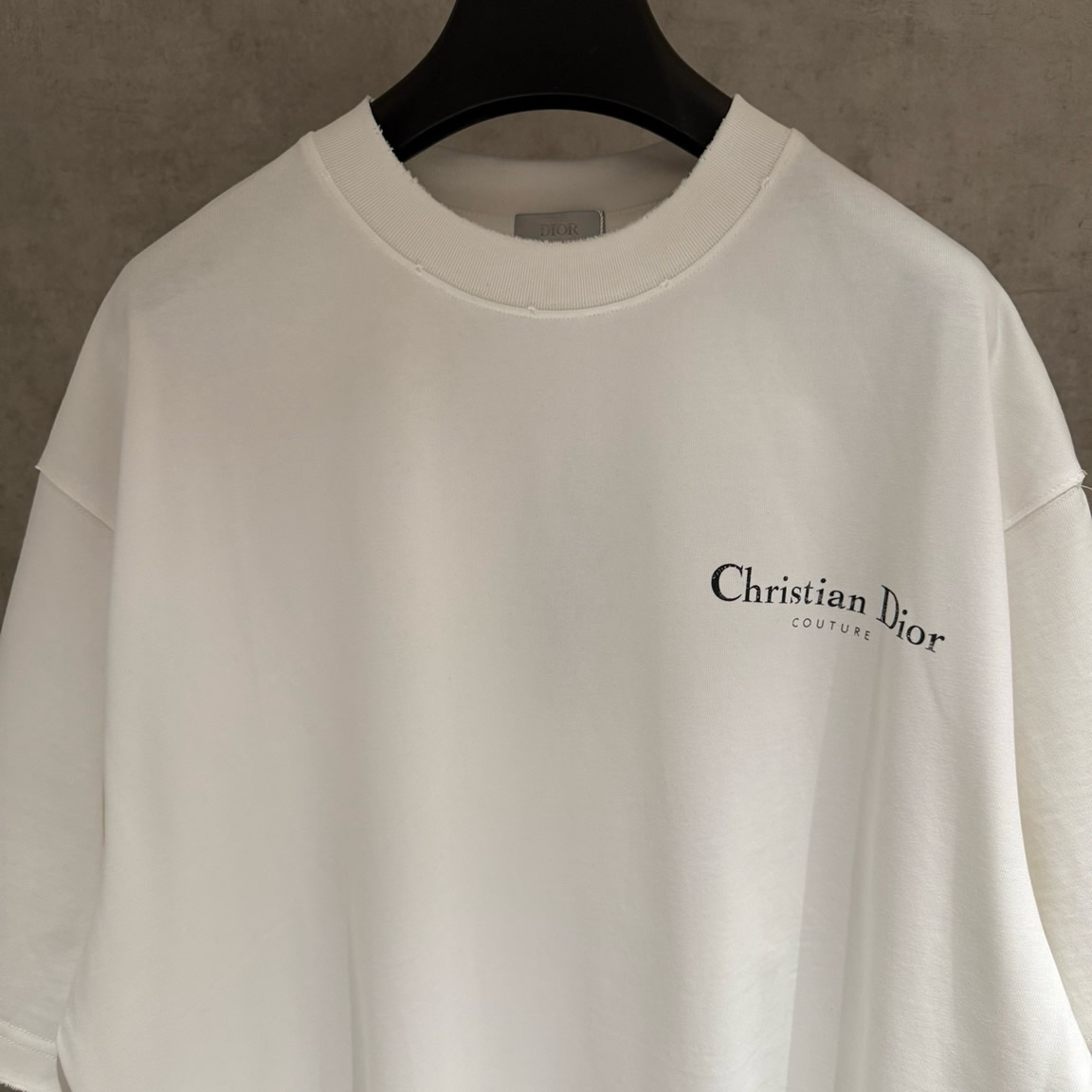 ディオール Tシャツ ロゴ刺繍 ホワイト FS389 - 画像 (3)