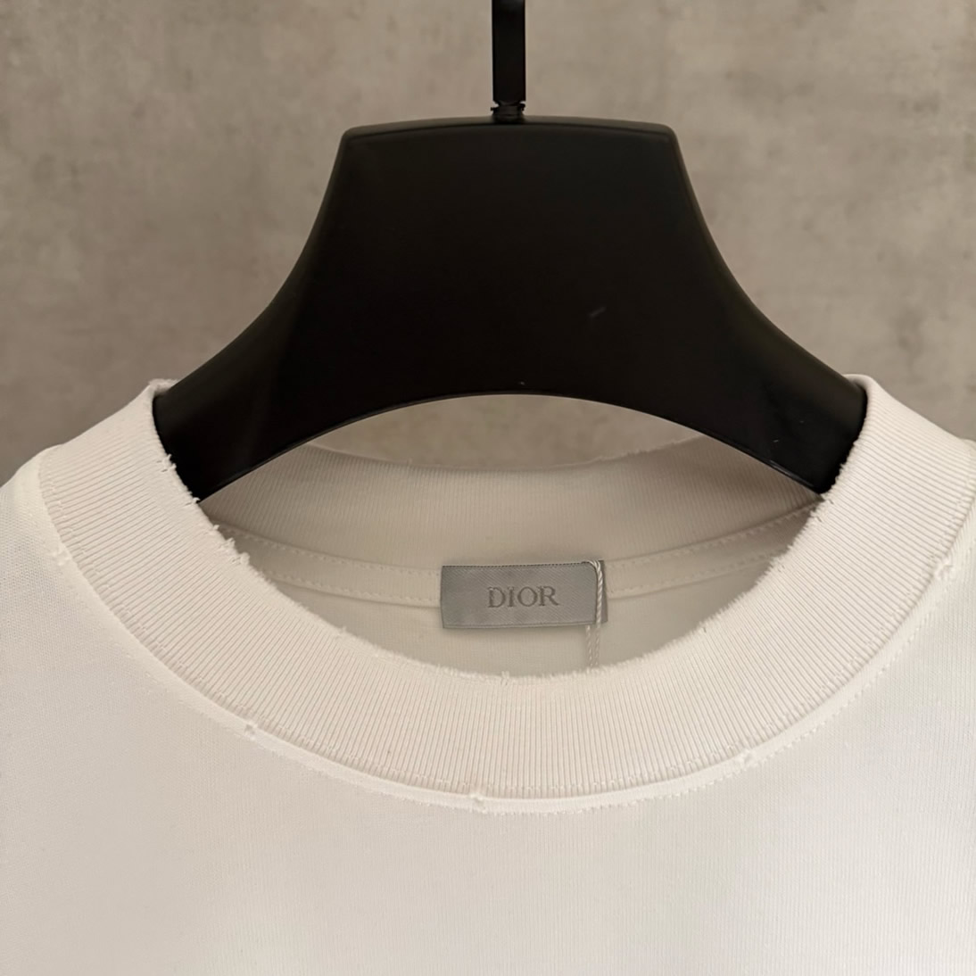 ディオール Tシャツ ロゴ刺繍 ホワイト FS389 - 画像 (5)