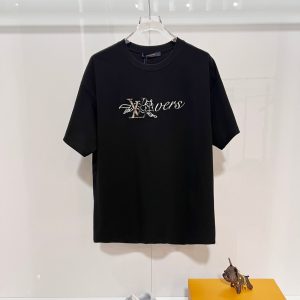 ルイ・ヴィトン Tシャツ LVERS ブラック FS397