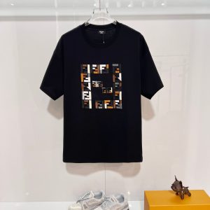 フェンディ Tシャツ FFロゴ ブラック FS401
