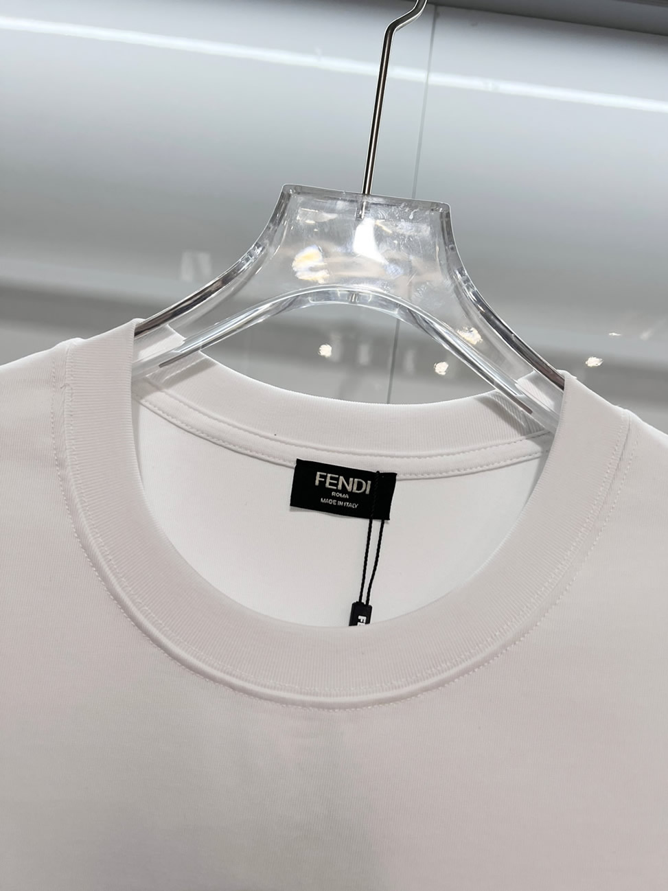 フェンディ Tシャツ ホースモチーフ ホワイト FS404 - 画像 (7)