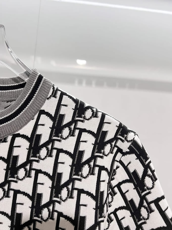 ディオール ニット Tシャツ オブリーク ブラック FS409 - 画像 (5)