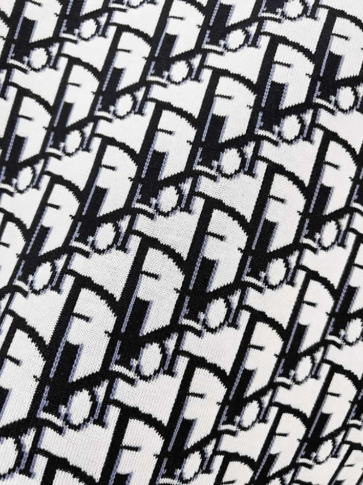 ディオール ニット Tシャツ オブリーク ブルー FS410 - 画像 (4)