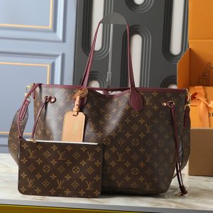 ルイ・ヴィトン トートバッグ モノグラム ボルドー M28377