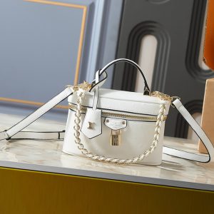 ルイ・ヴィトン ハンドバッグ オーストリッチ ホワイト N85911