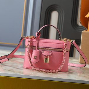 ルイ・ヴィトン ハンドバッグ オーストリッチ ピンク N85911