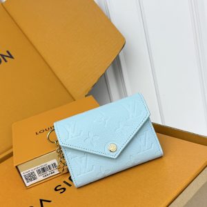 ルイ・ヴィトン 財布 モノグラム・アンプラント ライトブルー M28292