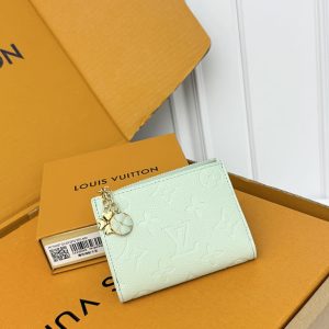 ルイ・ヴィトン 財布 モノグラム・アンプラント ミントグリーン M28049