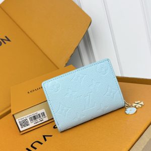 ルイ・ヴィトン 財布 モノグラム・アンプラント ライトブルー M27506