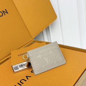 ルイ・ヴィトン カードケース モノグラム・アンプラント グレージュ M28392