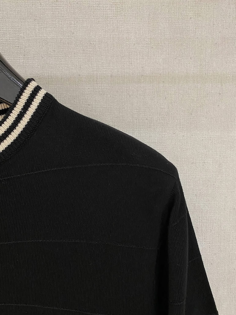 バーバリー ニットTシャツ 騎士刺繍 FS412 - 画像 (5)