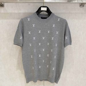 ルイ・ヴィトン ニットTシャツ LVロゴ FS414