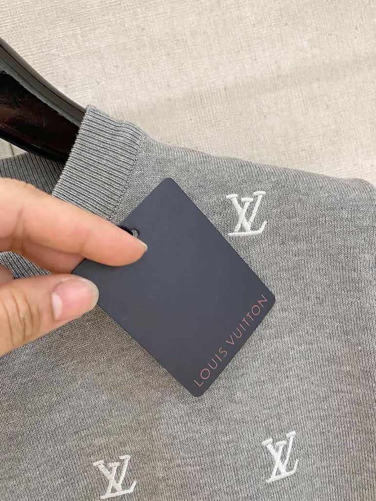 ルイ・ヴィトン ニットTシャツ LVロゴ FS414 - 画像 (4)