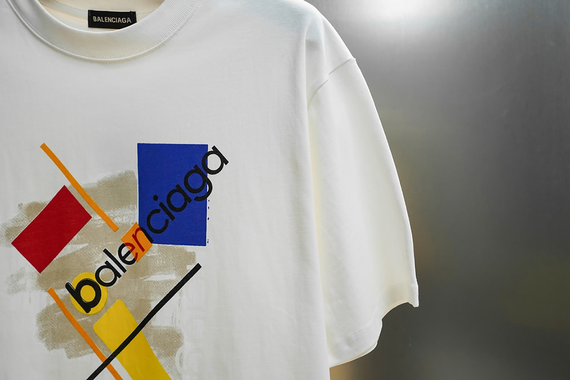バレンシアガ Tシャツ アートプリント FS415 - 画像 (5)