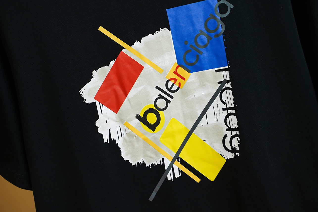バレンシアガ Tシャツ アートプリント FS416 - 画像 (5)