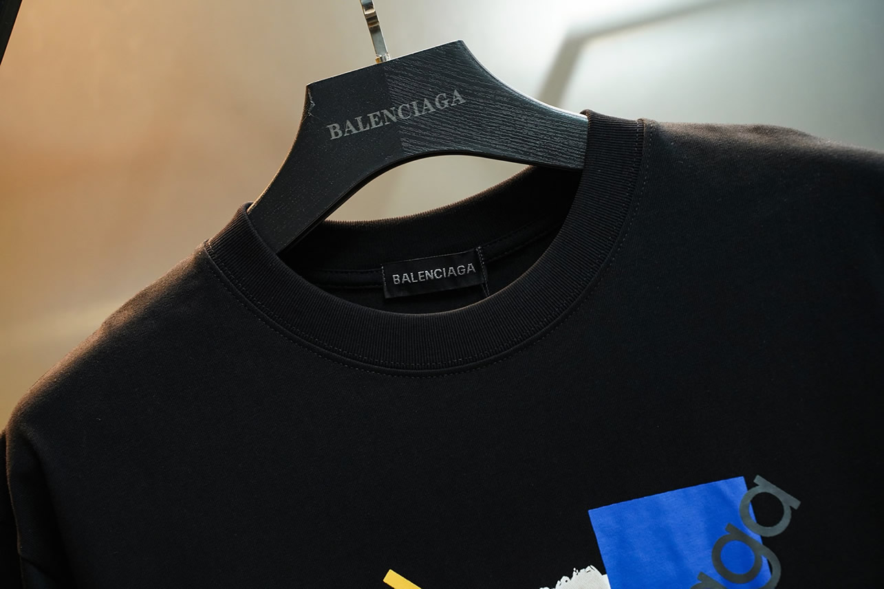 バレンシアガ Tシャツ アートプリント FS416 - 画像 (7)