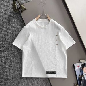 バレンシアガ Tシャツ ボタン装飾 FS419