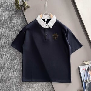 フェンディ フェイクレイヤードTシャツ ロゴ刺繍 FS429